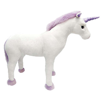 Jumbo 40-Inch Ride-On Plush Unicorn