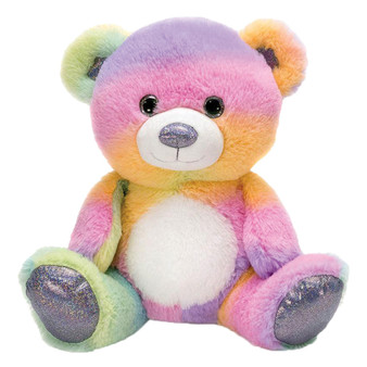 11-Inch Rainbow Sherbet Plush Bear