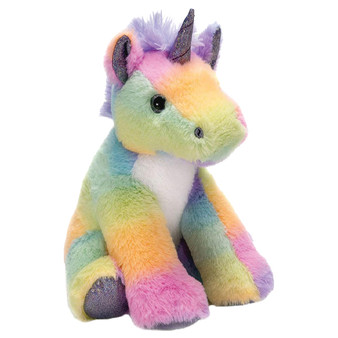 11-Inch Rainbow Sherbet Plush Unicorn