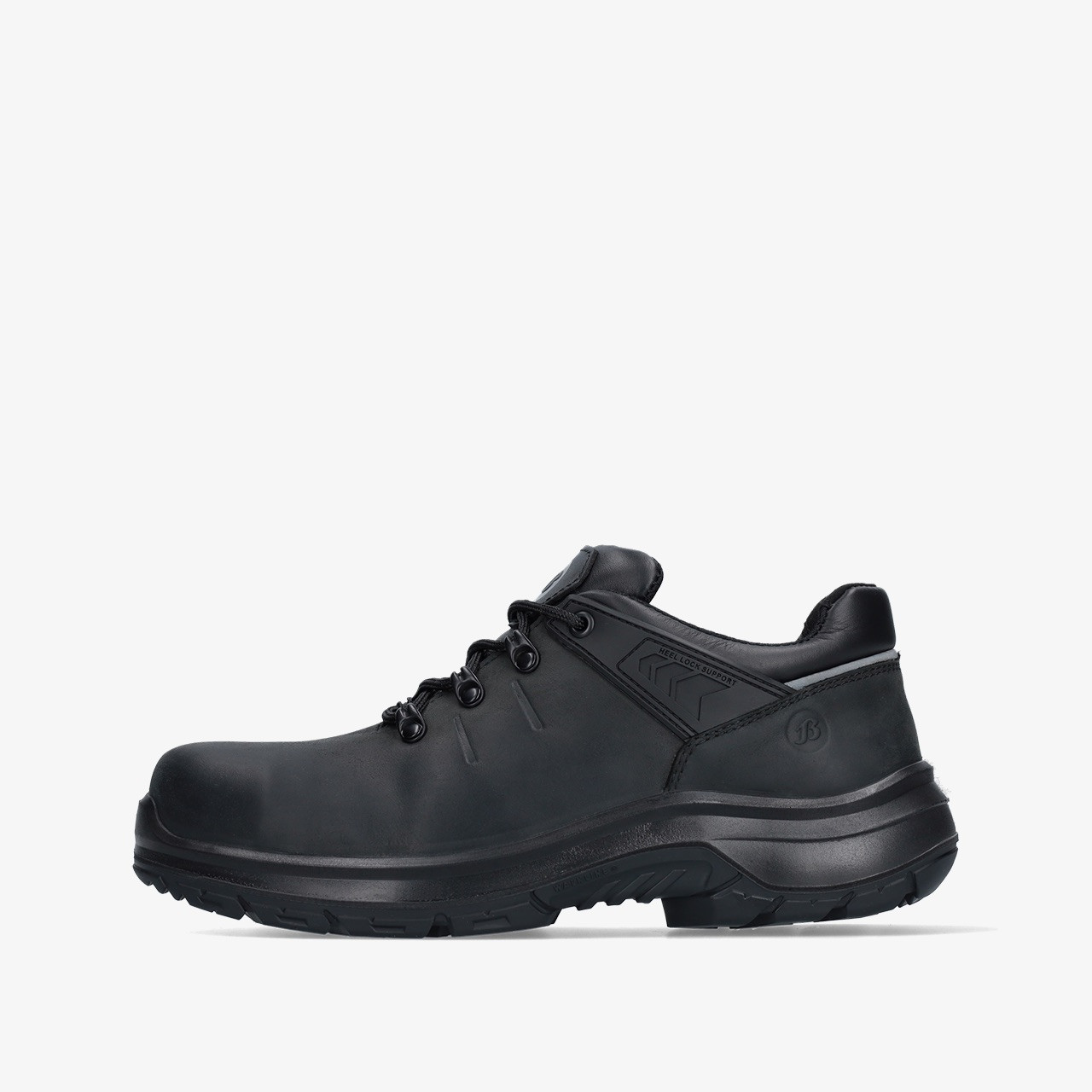 Heren Veiligheidsschoenen Werkschoenen Leer Stalen Neus Lichtgewicht Schoeisel S3 SRC Black Hammer 1400 Zwart (39 EU