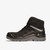 De Bata Industrials Enduro ACT142 veiligheidsschoen, zijaanzicht. Hoog model, zwart en grijs.
