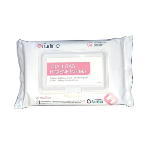 FARLINE TOALLITAS HIGIENE INTIMA 24 TOALLITAS