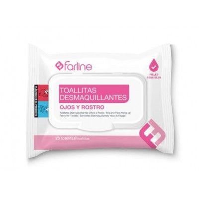 FARLINE TOALLITAS DESMAQUILLANTES 25 TOALLITAS