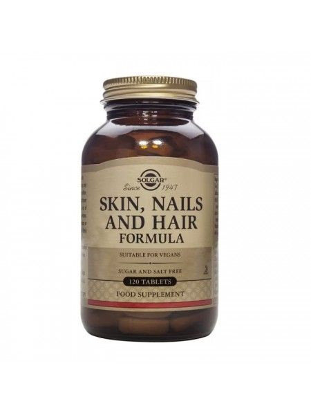 SOLGAR FORMULA PELO PIEL Y UÑAS 120 COMPRIMIDOS