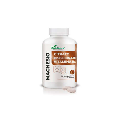CITRATO   BISGLICINATO DE MAGNESIO   VITAMINA B6 120 COMPRIMIDOS