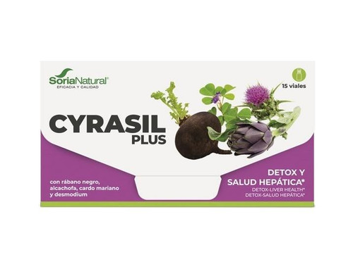CYRASIL PLUS DETOX Y SALUD HEPATICA  15 VIALES 10 ML