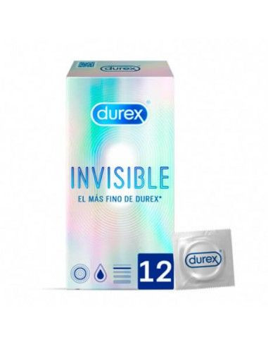 Durex invisible ultra fino  12 preservativos
