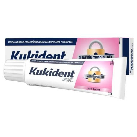 KUKIDENT PRO FIJACION TODO EL DIA  SIN SABOR 