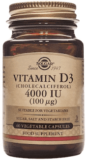 Vitamina D3 4000 UI (100 µg) - 60 cápsulas