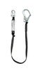 SafeWaze Heavyweight 6' Energy Absorbing Lanyard: Rebar Hook