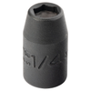 Proto® 1/4" Drive High Strength Magnetic Impact Socket 1/4" - 6 Point 1/ea