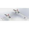 EZGLIDE2™ Fixed Drop-Down for Full-Size Vans Short Ladder Dual Drop-down kit w/Cross Member