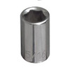 Klein 5/16" Std 6-Point Socket - 1/4" Drive