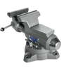 WILTON 855M, Mechanics Pro 5-1/2" Jaw Width, Round Channel Vise with Swivel Base