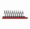 10 Pc. SAE Hex Bit Socket Set  (P/N 80323)