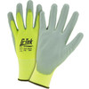 G-Tek® PosiGrip® HVY713SUTS  SeamlessGlove Coated, Size M, Hi-Vis Yellow