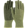 Kut Gard® 08-KA740PD Economy Weight Cut Resistant Gloves, Size L, Green, ANSI A4