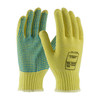 Kut Gard® 08-K300PD Medium Weight Cut Resistant Gloves, Size L, Yellow, ANSI A3