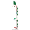 Floor Mount, Closed ABS Bowl, Freeze Protected Hughes Combination Shower, Stainless Steel Pipe, 120V - H5GS45G-1H
