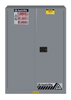 45 Gallon, 2 Shelves, 2 Doors, Manual Close, Flammable Cabinet, Sure-Grip® EX, Gray - 894503