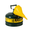 2.5 Gallon Steel Safety Can for Oil, Type I, Funnel, Flame Arrester, Green - 7125410