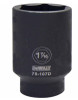 DEWALT 6 Pt 1/2" Deep Drive Impact Socket 1-7/16In SAE