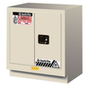 19 Gallon, 1 Shelf, 2 Doors, Manual Close, Flammable Cabinet, Sure-Grip® EX Under Fume Hood, Light Neutral - 883007