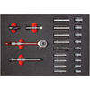 PROTO SET SKT 3/8 DR 22 PC 6 PT HTC FOAM