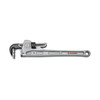 PIPE WRENCH,ALUMINUM,18"