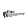 PIPE WRENCH,ALUMINUM,18"