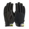 PIP Maximum Safety, PROFESSIONAL MECHANIC'S GLOVE,SYNTHETIC LEATHER PALM, BLACK Size L 72PR/Case