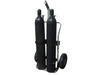 Double Cylinder Hand Truck With Hoist Ring, 16" Pneumatic Wheels - 35034