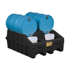 Drum Management System Base Module, Dispensing Well, Forklift Channels, EcoPolyBlend™, Black - 28667