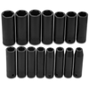 Proto® 1/2" Drive 15 Piece Metric Deep Impact Socket Set - 6 Point 1/ea