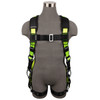 SafeWaze PRO Full Body Harness: 3D, QC Chest, TB Legs  (3X)