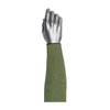 Kut Gard® 15-21KVBK  Cut Resistant Sleeve, Size 18", Green, ANSI A4