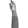 Kut Gard® 20-S10ATA/PE8  Cut Resistant Sleeve, Size 18", Gray, ANSI A8