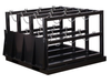 Gas Cylinder Barricade Rack, 12 Cylinder Capacity, with Ramp, Steel - 35226
