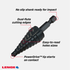 LENOX Step Drill Bit, 1/4-To-3/4-Inch