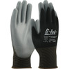G-Tek® PosiGrip® 715SUGB  SeamlessGlove Coated, Size M, Black