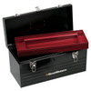 19" Black Steel Tote Box