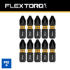 DW FLEXTORQ 10PK 1IN PH2 w/ SBS
