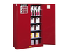 40 Gallon, 3 Shelves, 1 Bi-Fold Self-Close Door, Paint Safety Cabinet, Sure-Grip® EX, Red - 893091