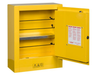 1 Door, Manual Close, Mini Transportable Flammable Cabinet for Aerosols, Sure-Grip® EX, Yellow - 890200