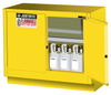 31 Gallon, 1 Shelf, 2 Doors, Self Close, Flammable Cabinet, Sure-Grip® EX Under Fume Hood, Yellow - 884820