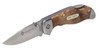 GREENLEE Drop Point Pocket Knife, Wood
