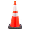 28" Traffic Cone With Reflective Collars