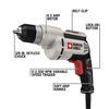 PORTER CABLE 3/8" Keyless drill