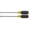 Klein Nut Driver Set 6" Shafts, Magnetic 2 Pc