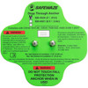SafeWaze 2' Drop-Through Cable Anchor 